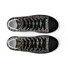 Load image into Gallery viewer, GOLD ROOM Men’s high top canvas shoes