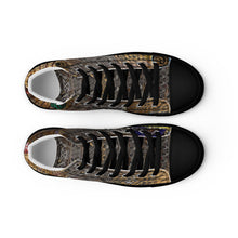 Load image into Gallery viewer, ARTIST DISTRICT GATOR PRINT Men’s high top canvas shoes