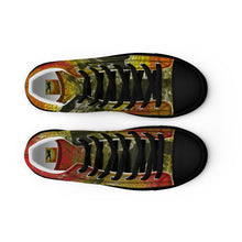 Load image into Gallery viewer, ARTIST DISTRICT GATOR PRINT Men’s high top canvas shoes