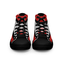 Load image into Gallery viewer, ROYALTY SPORT RED WINGS LEATHER PRINT Men’s high top canvas shoes