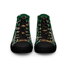 Load image into Gallery viewer, GOLD ROOM Men’s high top canvas shoes