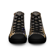 Load image into Gallery viewer, ARTIST DISTRICT GATOR PRINT Men’s high top canvas shoes