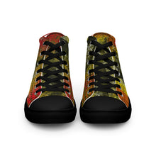 Load image into Gallery viewer, ARTIST DISTRICT GATOR PRINT Men’s high top canvas shoes