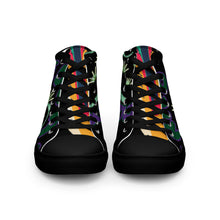 Load image into Gallery viewer, FRIEDDAY COLLECTION Men’s high top canvas shoes