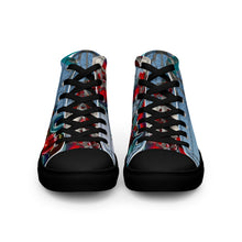 Load image into Gallery viewer, DESIGNER SHOES Men’s high top canvas shoes