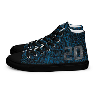 ROYALTY SPORT GATOR PRINT DET. LIONS 20 Men’s high top canvas shoes
