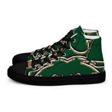 Load image into Gallery viewer, GOLD ROOM Men’s high top canvas shoes