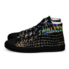 Load image into Gallery viewer, GOLD ROOM Men’s high top canvas shoes