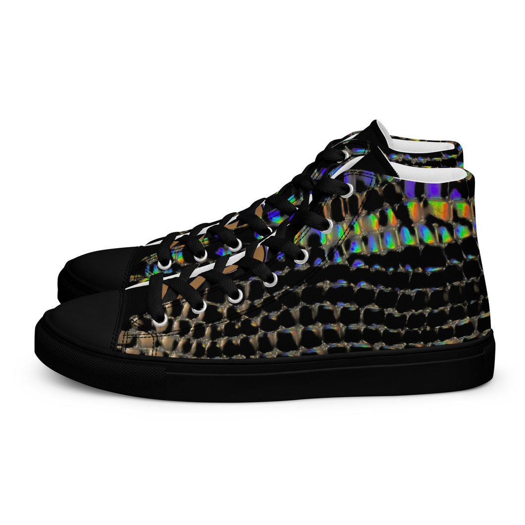 GOLD ROOM Men’s high top canvas shoes