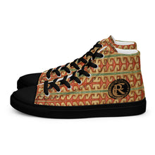 Load image into Gallery viewer, GOLD ROOM Men’s high top canvas shoes