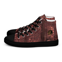 Load image into Gallery viewer, ARTIST DISTRICT GATOR PRINT Men’s high top canvas shoes