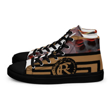 Load image into Gallery viewer, DESIGNER SHOES Men’s high top canvas shoes