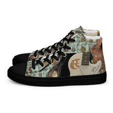 Load image into Gallery viewer, DESIGNER SHOES Men’s high top canvas shoes