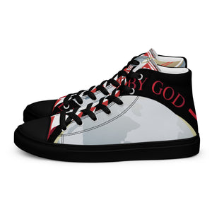 HUG THE WORLD SPECIAL EDITION COLLECTION Men’s high top canvas shoes