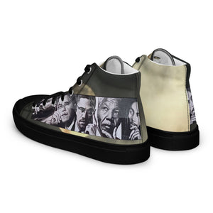 ARTIST DISTRICT Men’s high top canvas shoes