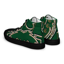 Load image into Gallery viewer, GOLD ROOM Men’s high top canvas shoes