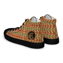 Load image into Gallery viewer, GOLD ROOM Men’s high top canvas shoes