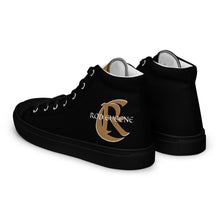 Load image into Gallery viewer, GOLD ROOM Men’s high top canvas shoes