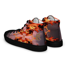 Load image into Gallery viewer, DESIGNER SHOES Men’s high top canvas shoes