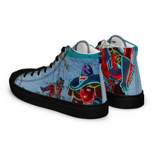 Load image into Gallery viewer, DESIGNER SHOES Men’s high top canvas shoes