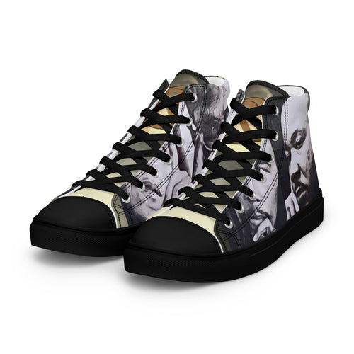 ARTIST DISTRICT Men’s high top canvas shoes