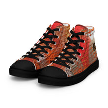 Load image into Gallery viewer, ARTIST DISTRICT GATOR PRINT Men’s high top canvas shoes