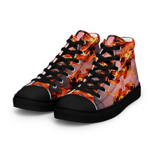 Load image into Gallery viewer, DESIGNER SHOES Men’s high top canvas shoes