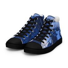 Load image into Gallery viewer, DESIGNER SHOES Men’s high top canvas shoes