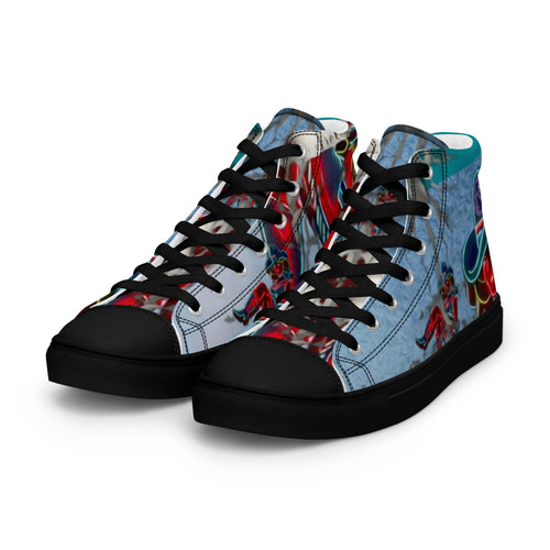 DESIGNER SHOES Men’s high top canvas shoes