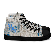 Load image into Gallery viewer, ROYALTY SPORT GATOR PRINT DET. LIONS Men’s high top canvas shoes