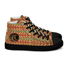 Load image into Gallery viewer, GOLD ROOM Men’s high top canvas shoes