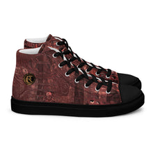 Load image into Gallery viewer, ARTIST DISTRICT GATOR PRINT Men’s high top canvas shoes