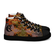 Load image into Gallery viewer, DESIGNER SHOES Men’s high top canvas shoes