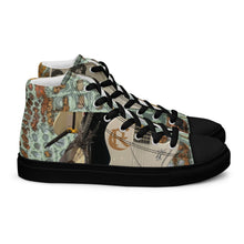 Load image into Gallery viewer, DESIGNER SHOES Men’s high top canvas shoes