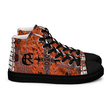 Load image into Gallery viewer, DESIGNER SHOES Men’s high top canvas shoes