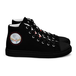 HUG THE WORLD SPECIAL EDITION COLLECTION Men’s high top canvas shoes