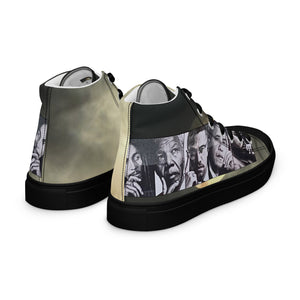 ARTIST DISTRICT Men’s high top canvas shoes
