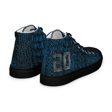 Load image into Gallery viewer, ROYALTY SPORT GATOR PRINT DET. LIONS 20 Men’s high top canvas shoes