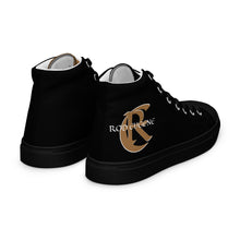 Load image into Gallery viewer, GOLD ROOM Men’s high top canvas shoes