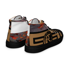 Load image into Gallery viewer, DESIGNER SHOES Men’s high top canvas shoes