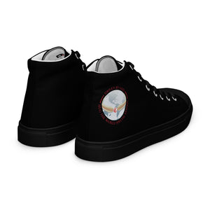 HUG THE WORLD SPECIAL EDITION COLLECTION Men’s high top canvas shoes