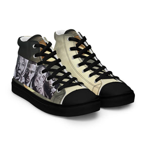ARTIST DISTRICT Men’s high top canvas shoes
