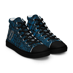 ROYALTY SPORT GATOR PRINT DET. LIONS 20 Men’s high top canvas shoes