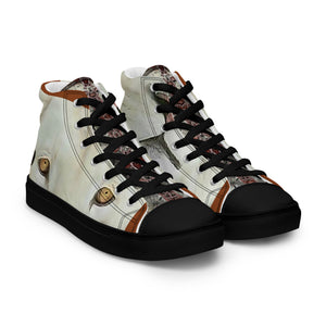 ROYALTY SPORT DET. LIONS SNOW LION Men’s high top canvas shoes