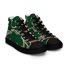 Load image into Gallery viewer, GOLD ROOM Men’s high top canvas shoes