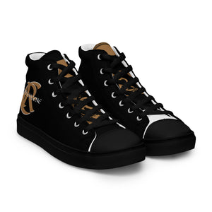 GOLD ROOM Men’s high top canvas shoes