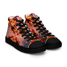 Load image into Gallery viewer, DESIGNER SHOES Men’s high top canvas shoes