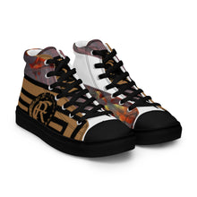 Load image into Gallery viewer, DESIGNER SHOES Men’s high top canvas shoes