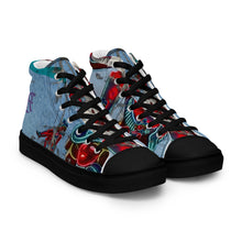 Load image into Gallery viewer, DESIGNER SHOES Men’s high top canvas shoes