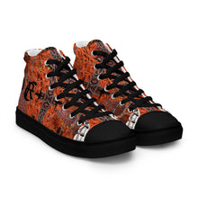 Load image into Gallery viewer, DESIGNER SHOES Men’s high top canvas shoes